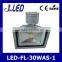 Aluminum body IP65 waterproof with sensor 30w led flood light