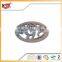 garment metal button rectangular eyelets metal hang tag for garment accessories