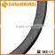 CBK Aero Design 45mm Deep 700c Road Racing Bike Dimple Carbon Rims Tubular