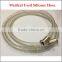 6.4mm Transparent Braided Food Grade Silicone Hose medical hose, FDA silicone hose