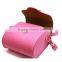 Pu Leather Camera Bag With Shoulder Strap For Fujifilm Instant Camera, Bowknot Bag(Pink)