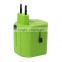 2016 hot sale travel adapter, turn plug with worldwide plug