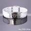 Noproblem Stainless Steel Tourmaline Man Colour Silicone Fashion Scalar Power Health Bracelet