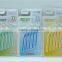 L shape dental disposable interdental brush with 0.7mm brush size