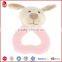 New Promotional soft baby rattle,soft baby toys with animal designs