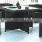 wicker dining room table and chair