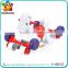 High quality toys for kids educational rocking horse handles rocking horse with wheels