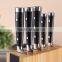6 Pcs Forged Pom Handle Kitchen Knife Set With Wooden Magnet Block
