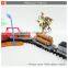 Kids battery operated plastic railway train speed track toy