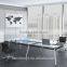 eight legs wooden long conference table