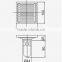 SUS304 Material drain channel Application land blocked floor drain insert