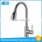 304 stainless steel deck mounted single handle pull out sink water tap upc kitchen faucet
