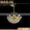 Halogen Bulb Hand Made Luxury Empire Crystal Ball Chandelier