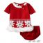 wholesale baby boy romper Christmas Santa claus ice jam costume christmas tree costume for kids