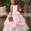 Beautiful and high quality organza flower dress or full-length ball gown flower girl dress or short front & long back girl dress