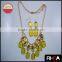 2015 Wholesale Fashion New Trend Necklace And Earring Jewelry Set