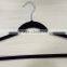 Flat Sturdy Sale Plastic Clothes Hanger With Velvet For Shirt