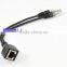 1 in 2 Ethernet LAN Network Cable RJ45 male to male plug &DC female 5.5m