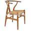 hans wegner solid wood design dining wishbone Y chair