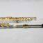 16 holes gold lacquer keys flute