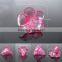 Acrylic petal shaped beads in mixed color and different size,diy Jewelry Accessories
