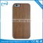 Custom Logo Printing Blank Wood Case Real Bamboo Back Case Cover for iPhone 6/6s Plus