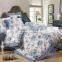 100% cotton print bed sheets,wrinkle free sateen bedding sets