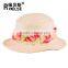 fashion girls beautiful kids school travling paper straw hat for children