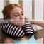 Fashion stripes squishy roll neck pillow, also have red,pink,blue stripes