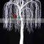 Outdoor decoration led white willow tree