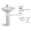 ceramic sanitary bathroom pedestal fancy wash basin
