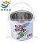2.5L Round Tinplate Pail with handle,empty pail