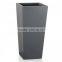 grc fiberglass box shape large pot planter for sale