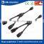 wholesale hot sale electrical cable nema 5-15p plug male to 2 x nema 5-15r female 2-Outlet AC power Y splitter cord power cable