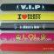 245*22mm custom logo silicone slap band