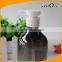 FDA Certified 16 Ounce Black Plastic Bottle with White Lotion / Shampoo Dispenser