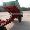 hot sale Euro style agtrilculture tractor use hydraulic 3 Ton, farm tipping trailer, rear and side tipping with CE certification