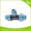 pe pp compression fittings/italian type euqal tee straight 90 deg tee for water supply pipe fittings