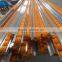 aluminum racks/fluency strip with plastic skatewheel