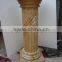 UNIQUE TEAKWOOD MARBLE PEDESTALS