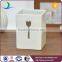 3pcs white slivery cutlery decal embossed ceramic cutlery holder