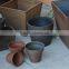 Wholesale durable plastic flower pot 5 size for choice plastic flower pot