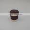 Green Eco-Friendly Biodegradable Bamboo Fiber Coffee Cup with Silicone Lid and Sleeve