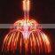 Christmas windmill lotus shape new year lighted decoration led christmas fireworks light