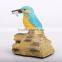 Custom folk craft home decor polystone bird figurine