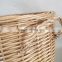 Handwoven storage lidded the wicker basket with handle