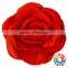 Red Poppy Rose Flowers Satin flowers for hair bands Decorative Flowers