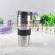 company business gift items leather stainless steel coffee mug