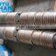 Conical twin screw and barrel for extruder machine
