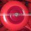 Flat free PU wheel 4.00-8
